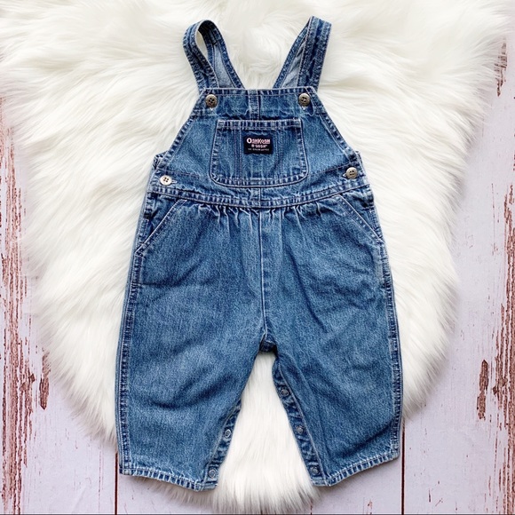 OshKosh B'gosh Other - 1990s Vintage OshKosh Vestbak Denim Overalls 12M